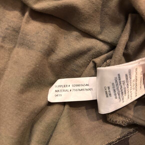 Ralph Lauren Shirt Men Medium Camo Army Green Crew Neck Pocket Tee Short Sleeve - Picture 6 of 7